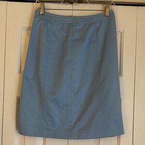 Ann Taylor Light Blue Pencil Skirt